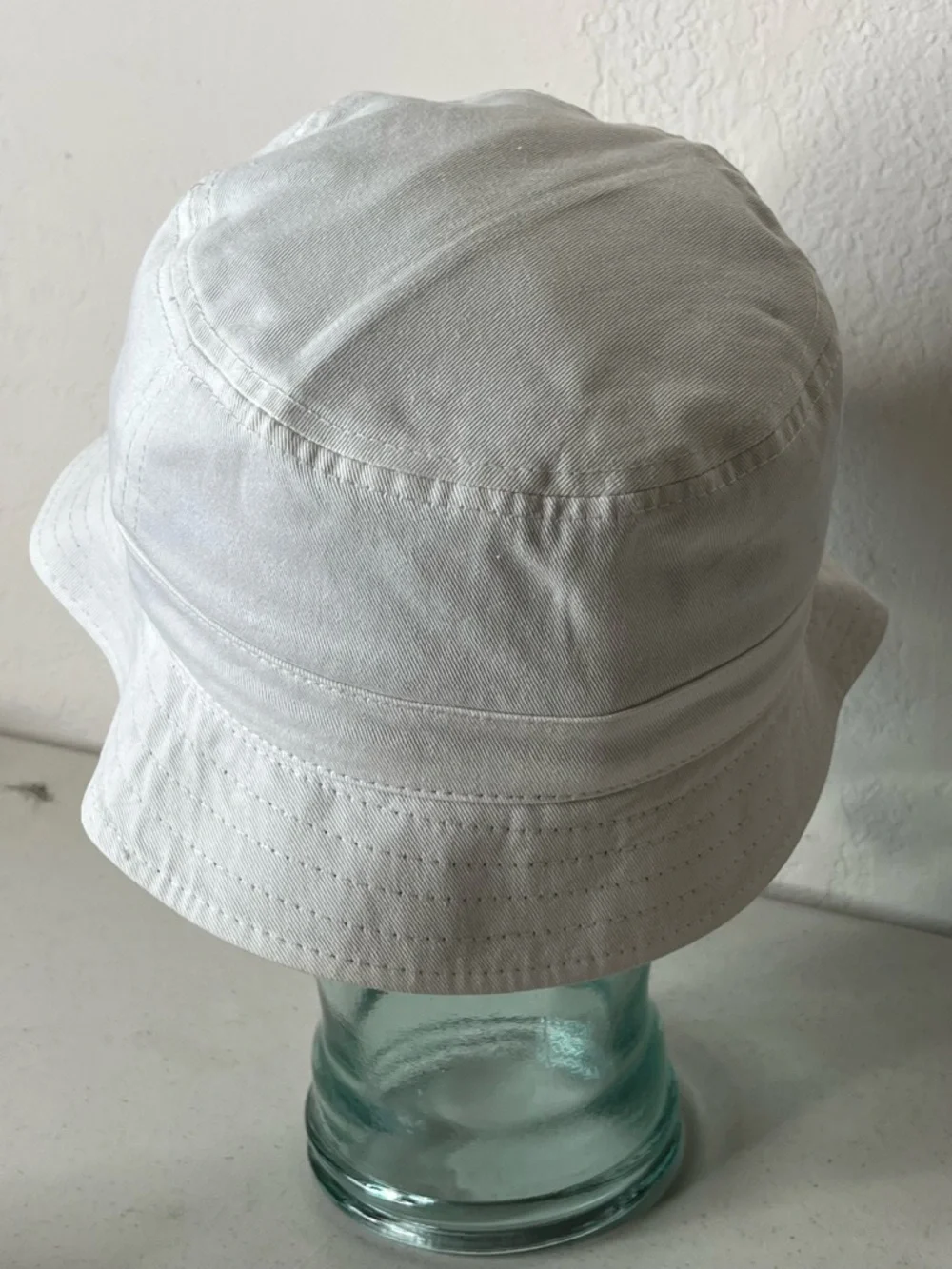 Coca Cola White Bucket Hat with Red Logo